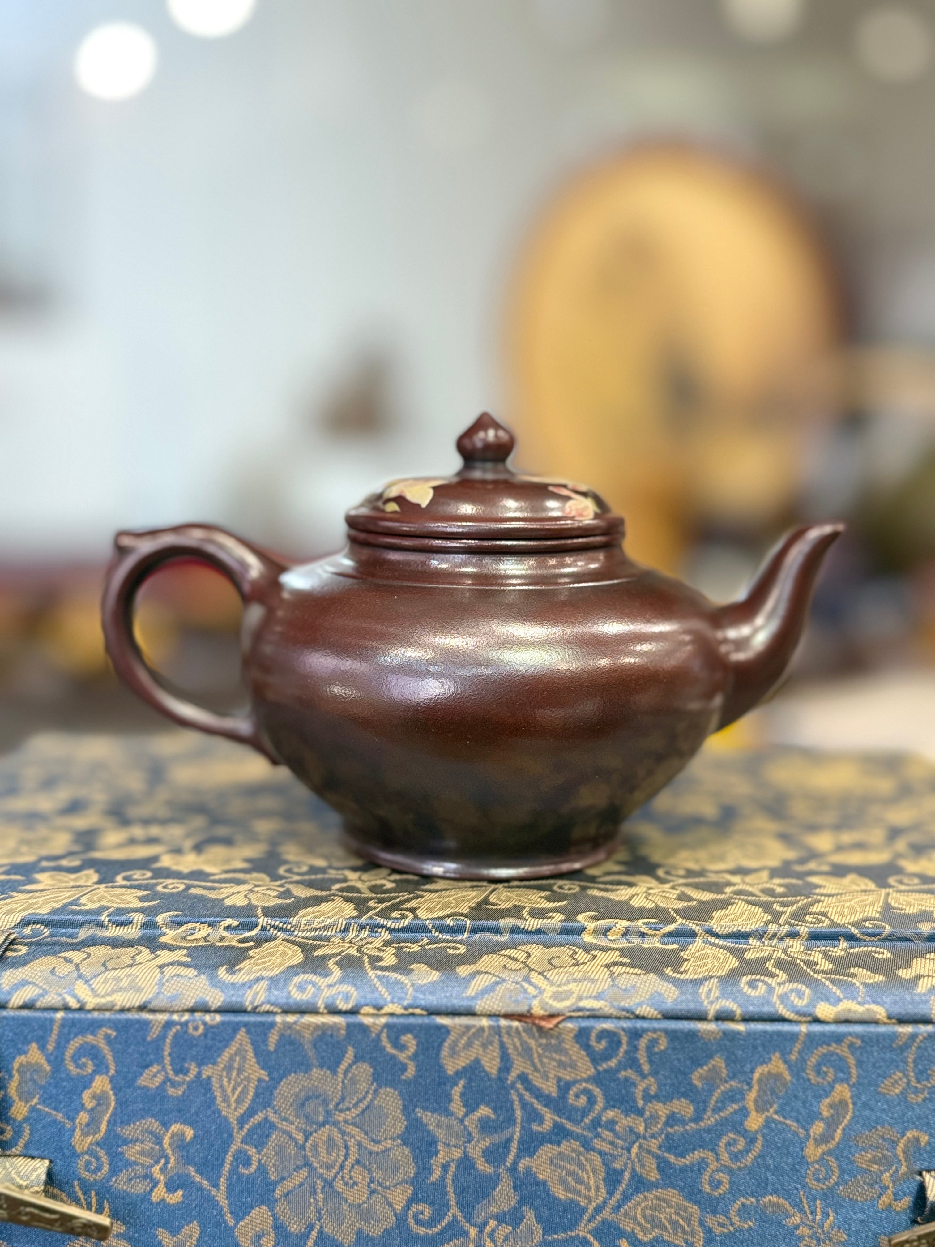 Smiling Cherry Yixing Teapot