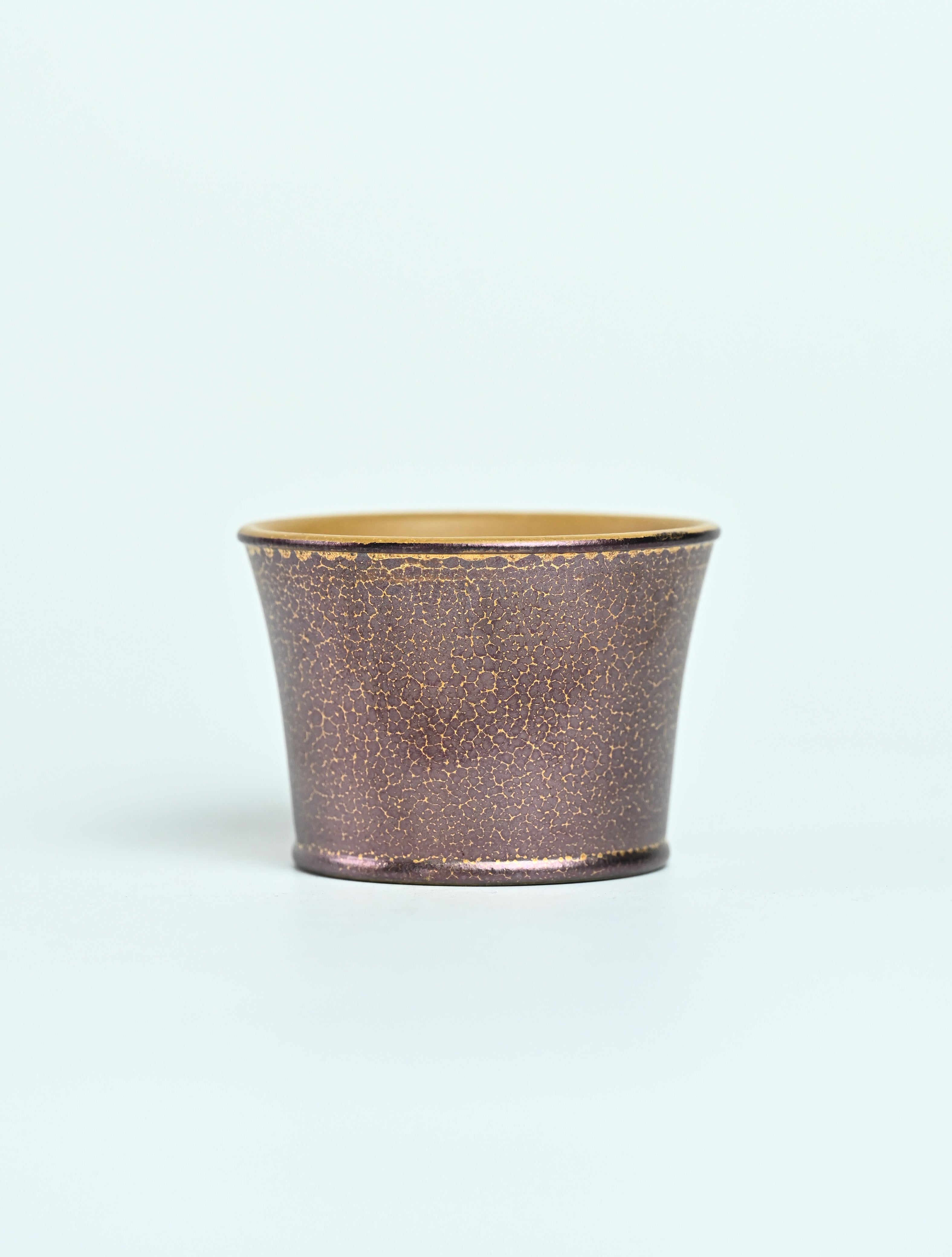 YANYOO handmade Yixing tea cup, Wild Plume collection purple product.